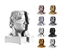 concrette Lot de 2 Serre-Livres Ha Ha Hermes en béton Architectural - Support pour bibliothèque - Porte-Livres décoratifs pour étagères - 1 Paire