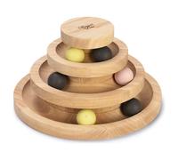 Designed by Lotte Tour de Jeux Mia - Jouet pour Chat - Bois - Marron -