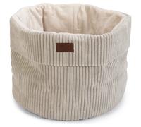 Designed by Lotte Ribbed Panier pour chat, Objet Chat Gris clair 50 x 50 x 35 cm