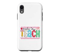 Conçu pour enseigner aux Enseignants la Conception d'apprentissage Scolaire Coque pour iPhone XR