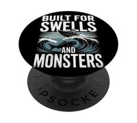 Conçu pour la pêche Estivale en Eau salée et houles et Monstres PopSockets PopGrip Adhésif