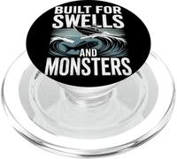 Conçu pour la pêche Estivale en Eau salée et houles et Monstres PopSockets PopGrip pour MagSafe