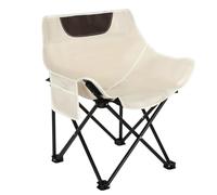 Conçu pour Les Amateurs de Plein air, Cette Chaise Pliante est à la Fois Robuste et légère. Idéal pour Le Camping, Les journées de Plage et Les événements Sportifs Blanc