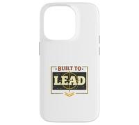 Conçu pour mener Un Design Audacieux de Motivation du Leadership Coque pour iPhone 14 Pro