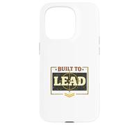 Conçu pour mener Un Design Audacieux de Motivation du Leadership Coque pour iPhone 15 Pro