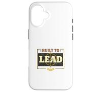 Conçu pour mener Un Design Audacieux de Motivation du Leadership Coque pour iPhone 16