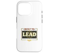 Conçu pour mener Un Design Audacieux de Motivation du Leadership Coque pour iPhone 16 Pro
