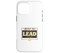 Conçu pour mener Un Design Audacieux de Motivation du Leadership Coque pour iPhone 16 Pro Max