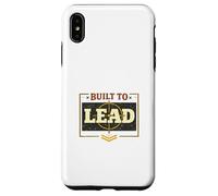 Conçu pour mener Un Design Audacieux de Motivation du Leadership Coque pour iPhone XS Max