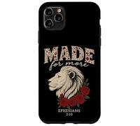 Conçu pour une plus grande déclaration chrétienne Lion Ephésiens 2:10 Coque pour iPhone 11 Pro Max