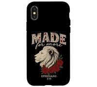 Conçu pour une plus grande déclaration chrétienne Lion Ephésiens 2:10 Coque pour iPhone X/XS