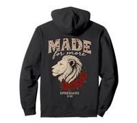 Conçu pour une plus grande déclaration chrétienne Lion Ephésiens 2:10 Sweat à Capuche