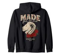 Conçu pour une plus grande déclaration chrétienne Lion Ephésiens 2:10 Sweat à Capuche