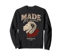 Conçu pour une plus grande déclaration chrétienne Lion Ephésiens 2:10 Sweatshirt