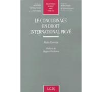 Concubinage en droit international privé