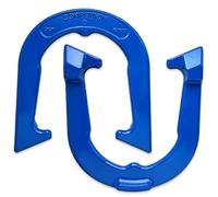 Concurrence Tournament Montage Horseshoes - Finition Bleue - Nhpa Alimentaire pour Tournoi et Ligue Play - forgé Construction - Chaussures Une Paire (2)