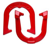 Concurrence Tournament Montage Horseshoes - Finition Rouge - Nhpa Alimentaire pour Tournoi et Ligue Play - forgé Construction - Chaussures Une Paire (2)