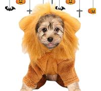 Condemos De Lion Costume De Cosplay Animal Costume D'Hiver Pour Animaux De Compagnie | Manteau De Perruque Chaude Fourrure Fourrure Douce Pour Petits Chiens