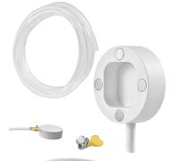 Condensate Drain Hose, Effective Water Pipe Replacement System, 10ft Tubing with Steel Clamp, Translucent PVC Channel, Magnetic Base Attachment with Strong Mount, Appliance Item for Mini-Split