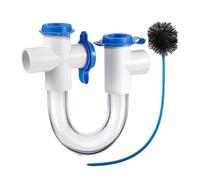 Condensate Trap - Universal HVAC Drain | PVC Maintenance Friendly - Clear trap prevents dirty air backflow and ensures your cooling system runs smoothly