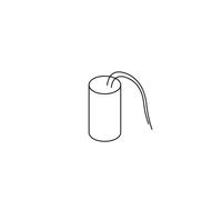 Condensateur 12,5 µf sans connecteur - 770 - FAAC 7601252