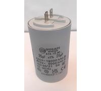 Condensateur 25 uF pour Moteur Monophasé - Utilisation pour Kärcher, Pompe de Piscine, Porte de Garage - 425/450V/475V - Condensateur de Démarrage/Permanent avec Cosses 6,4mm