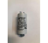 Condensateur 2UF, 450 volts Sortie Cosse Simple Faston et Vis
