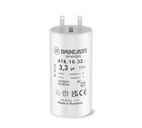 Condensateur 3,3 uF pour Volet Roulant SOMFY, SIMU, NICE - Réparation pour Moteur Haute Qualité 10Nm - Condensateur avec Cosses Faston 2,8mm pour Moteur de Volet et Store - VOLET TECH