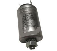 Condensateur 3 µF à 2 broches, boîtier en aluminium for lave-vaisselle, 450 V CA, 2 broches