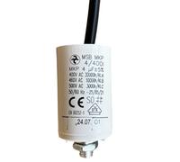 CONDENSATEUR 4µF à CÂBLE - Ø 30mm x 48mm - FABRIQUÉ EN EUROPE
