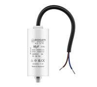 Condensateur 50 uF pour Moteur Monophasé - Utilisation pour Kärcher, Pompe de Piscine, Porte de Garage - 425/450V/475V - Condensateur de Démarrage/Permanent avec Câble