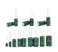 Condensateur 6.3V 10V 16V 25V 35V 63V 100V 250v 400V 100UF 220UF 330UF 470UF 680UF 1000UF 47UF 22UF 2200UF 2.2uf 3300uf 4.7uf(10V1000UF 20PCS)