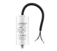 Condensateur 60 uF pour Moteur Monophasé - Utilisation pour Kärcher, Pompe de Piscine, Porte de Garage - 425/450V/475V - Condensateur de Démarrage/Permanent avec Câble