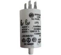 Condensateur 6MF 450V Lave-vaisselle (LV0817100 BAUKNECHT SMEG CANDY NOGAMATIC VEDETTE HOOVER SAUTER BLUESKY ARISTON HOTPOINT AIRLUX PRIVILEG ZANKER FIRSTLINE ROSIERES WESTINGHOUSE AEG ARTHUR MARTIN E