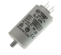 Condensateur 8uf 425v/475v avec connecteur pour seche-linge Aeg - Electrolux 1250020334