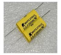 Condensateur à film AC à pattes en cuivre 250VAC 1,8UF 2,2UF 2,5UF 3UF 5UF 6UF 10 pièces(250VAC 1.8UF 10pcs)