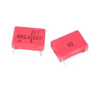 Condensateur à film MKS4 7.5MM, 2 paquets, audio haute fidélité P7.5 50V 63V 100V 250V 400V 1.5UF 2.2UF 3.3UF 4.7UF 6.8UF(50V 2.2UF P7.5)