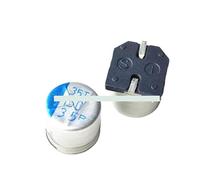 Condensateur à semi-conducteurs CMS 10 pièces 6,3 V 1000 UF 8 x 12 mm Capacitance Meters