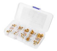 Condensateur au tantale-100 pièces 10 valeurs 16V 1 uf - 100 uf Kit de condensateurs au tantale assortis avec boîte