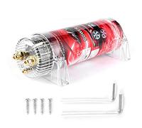 Condensateur audio de voiture, 2 voiture Audio condensateur de puissance amplificateur régulateur de tension LED rouge 10-16 V DC