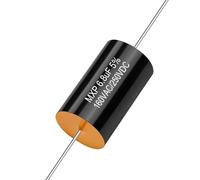 Condensateur Audio MXP, diviseur de fréquence Audiophile, 250V/400V, 0.22UF, 0.68UF, 1.5UF, 2.2UF, 4.7UF, 6.8UF, 10UF, 18UF, 22UF, 2 pièces (Size : 250V22UF)
