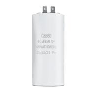Condensateur CBB60 40µF 450V 2 Bornes 25/85/21 jusqu'à 85 °C - Condensateur de Démarrage Moteur pour Machine à Laver, Climatiseur, Pompe, Générateur - SYNN (1 Pièce)