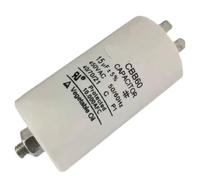 Condensateur CBB60 450V 450VAC 20UF 25UF 30UF 35UF 40UF 50UF 60UF avec vis 4 insert en bas(40uf 450V)