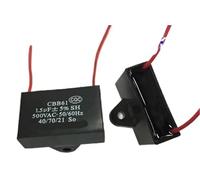 Condensateur CBB61 0,8 UF, 1 UF, 1,2 UF, 1,5 UF, 1,8 UF, 2 UF, 2,2 UF, 2,4 UF, 500 V, 5 pièces(5UF500V)