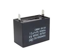 Condensateur CBB61 10µF 450V 2 Connecteurs - Condensateur de Démarrage Moteur Ventilateur