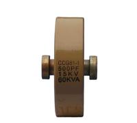 Condensateur CCG81-1 500PF 15KV 60KVA Condensateur céramique Rond Haute Tension