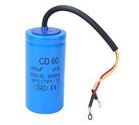 Condensateur CD60 250V 300uf Condensateur de Commutation, Boîte D'assortiment de Condensateur électrolytique en Aluminium, Accessoire pour Appareils Ménagers Anti-explosion
