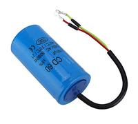 Condensateur CD60 Run 250V AC 150uF 50/60Hz pour Compresseur d'Air Moteur avec Câble Bleu