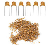 Condensateur céramique 1000 pièces monolithique 4.7UF pas de broche 5.08MM DC50V 10% déviation en ligne faible puissance dérivation disque forme fil de plomb Axial