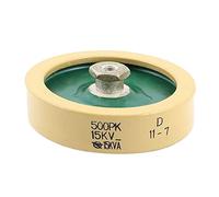 Condensateur céramique haute tension 500PK 75mm Dia 15KV (composants de condensateur de haute tension 500PK 75mm Composant